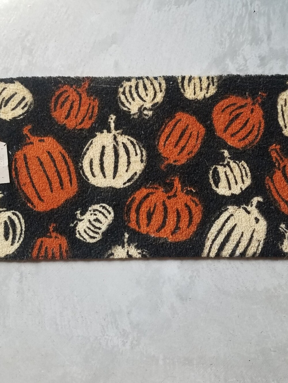 Pumpkins PVC Coir Door Mat